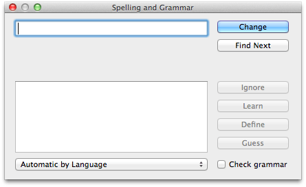 Spelling & Grammar